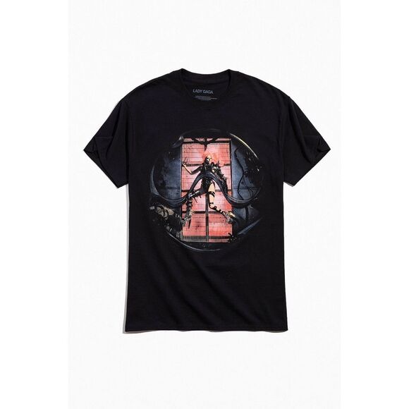 Urban Outfitters x Lady Gaga UO Exclusive Chromatica Text Tee - Picture 1 of 3